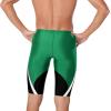 imageSpeedo Mens Standard Swimsuit Jammer Endurance Splice Team ColorsEdge BlackGreen