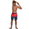 imageSpeedo Mens Swim Trunk Knee Length Boardshort Bondi Printed18 Oasis High Risk Red