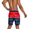 imageSpeedo Mens Swim Trunk Knee Length Boardshort Bondi Printed18 Oasis High Risk Red