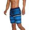 imageSpeedo Mens Swim Trunk Knee Length Boardshort Bondi Printed18 Oasis Peacoat