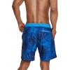 imageSpeedo Mens Swim Trunk Knee Length Boardshort Bondi Printed18 Palm Palace Blue
