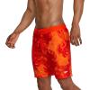 imageSpeedo Mens Swim Trunk Knee Length Boardshort Bondi Printed18 Palm Spicy Orange