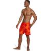 imageSpeedo Mens Swim Trunk Knee Length Boardshort Bondi Printed18 Palm Spicy Orange