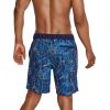 imageSpeedo Mens Swim Trunk Knee Length Boardshort Bondi Printed18 Spray Vallarta Blue