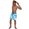 imageSpeedo Mens Swim Trunk Knee Length Boardshort Bondi Printed18 Tides Blue Atoll