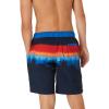 imageSpeedo Mens Swim Trunk Knee Length Boardshort Bondi Printed20 Above the Trees Peacoat