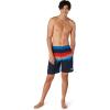 imageSpeedo Mens Swim Trunk Knee Length Boardshort Bondi Printed20 Above the Trees Peacoat