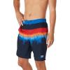 imageSpeedo Mens Swim Trunk Knee Length Boardshort Bondi Printed20 Above the Trees Peacoat