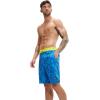 imageSpeedo Mens Swim Trunk Knee Length Boardshort Bondi Printed20 Blue Bells