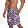 imageSpeedo Mens Swim Trunk Knee Length Boardshort Bondi Printed20 Data High Risk Red