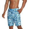 imageSpeedo Mens Swim Trunk Knee Length Boardshort Bondi Printed20 Data Palace Blue