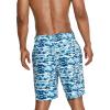 imageSpeedo Mens Swim Trunk Knee Length Boardshort Bondi Printed20 Data Palace Blue