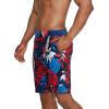 imageSpeedo Mens Swim Trunk Knee Length Boardshort Bondi Printed20 Hothouse RedWhiteBlue