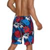 imageSpeedo Mens Swim Trunk Knee Length Boardshort Bondi Printed20 Hothouse RedWhiteBlue