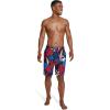 imageSpeedo Mens Swim Trunk Knee Length Boardshort Bondi Printed20 Hothouse RedWhiteBlue