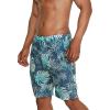 imageSpeedo Mens Swim Trunk Knee Length Boardshort Bondi Printed20 Onshore Aqua Splash