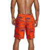 imageSpeedo Mens Swim Trunk Knee Length Boardshort Bondi Printed20 Slice Spicy Orange