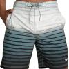 imageSpeedo Mens Swim Trunk Knee Length Boardshort Bondi Printed20 Spray Monument