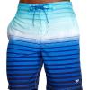imageSpeedo Mens Swim Trunk Knee Length Boardshort Bondi Printed20 Spray Palace Blue