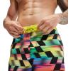 imageSpeedo Mens Swim Trunk Knee Length Boardshort Bondi Printed20 Velo Blur