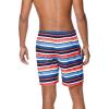 imageSpeedo Mens Swim Trunk Knee Length Boardshort Bondi PrintedLane Hot Coral