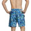 imageSpeedo Mens Swim Trunk Mid Length Redondo FloralCapri Breeze Blue