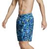 imageSpeedo Mens Swim Trunk Mid Length Redondo FloralCapri Breeze Blue