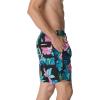 imageSpeedo Mens Swim Trunk Mid Length Redondo FloralFine Anthracite