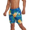 imageSpeedo Mens Swim Trunk Mid Length Redondo FloralFine Palace Blue
