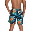 imageSpeedo Mens Swim Trunk Mid Length Redondo FloralFine Peacoat