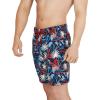 imageSpeedo Mens Swim Trunk Mid Length Redondo FloralGarden RedWhiteBlue