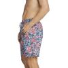imageSpeedo Mens Swim Trunk Mid Length Redondo FloralRedWhiteBlue