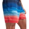 imageSpeedo Mens Swim Trunk Mid Length Redondo PrintedHorizon View Peacoat