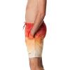 imageSpeedo Mens Swim Trunk Mid Length Redondo PrintedOmbre Molten Lava