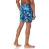 imageSpeedo Mens Swim Trunk Mid Length Redondo PrintedPalm Peacoat