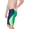 imageSpeedo Mens Swimsuit Jammer Prolt SolidBlock Team NavyBright Green