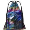 imageSpeedo UnisexAdult Drawstring Deluxe Ventilator Mesh Equipment BagPipeline Zig Zag