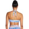imageSpeedo Womens Swimsuit Bikini Top VNeck HalterBrushed Stripe
