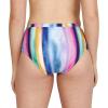 imageSpeedo Womens Swimsuit Bottom Bikini High WaistRainbow Stripe