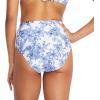 imageSpeedo Womens Swimsuit Bottom Bikini High WaistVoile Print Floral