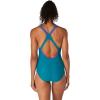 imageSpeedo Womens Swimsuit One Piece Contrast Binding High CutDeep Lake