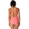 imageSpeedo Womens Swimsuit One Piece Contrast Binding High CutSun Kissed Coral
