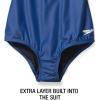 imageSpeedo Womens Swimsuit One Piece Powerflex Ultraback SolidHyper Blue