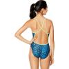imageSpeedo Womens Swimsuit One Piece Prolt Flipback PrintedCheetah Blue