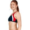 imageSpeedo Womens Swimsuit Quantum Bikini TopRedWhiteBlue