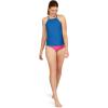 imageSpeedo Womens Swimsuit Top Tankini Adjustable High NeckBright Cobalt