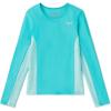 imageSpeedo Girls Uv Swim Shirt Long Sleeve RashguardScuba Blue