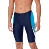 imageSpeedo Mens Standard Swimsuit Jammer Endurance Splice Team ColorsEdge NavyLight Blue