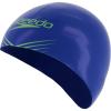 imageSpeedo UnisexAdult Swim Cap Fastskin HiroBlue FlameBright ZestNavy