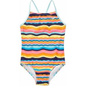 imageSpeedo Big Girls Solid Infinity Splice One Piece SwimsuitRainbow